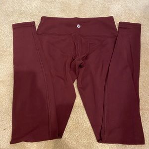 Lululemon Reversible Wunder Under Leggings